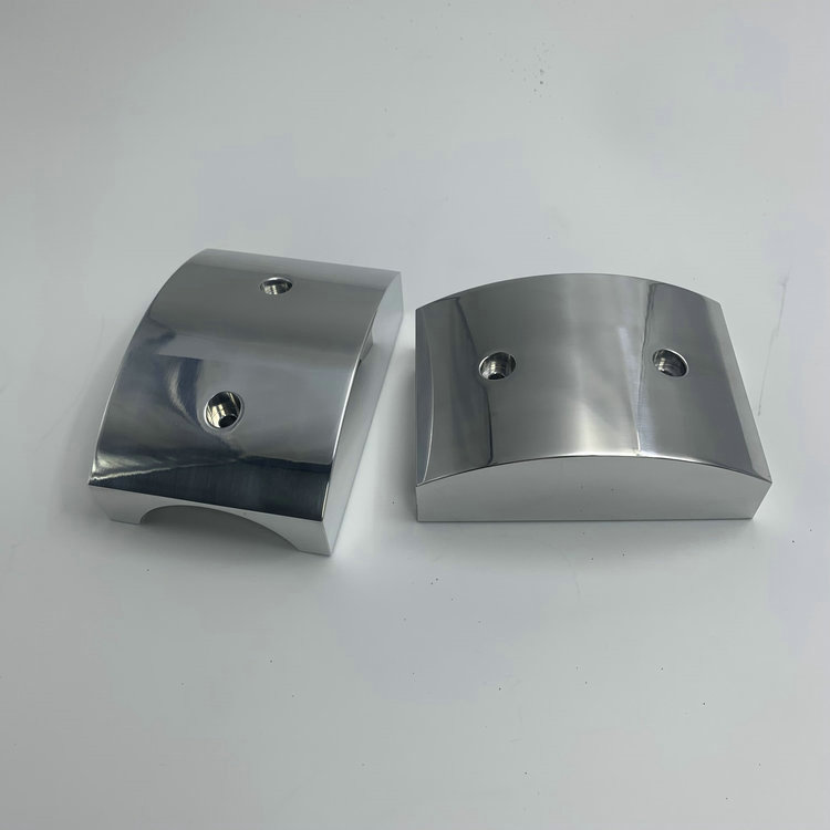 CNC machining aluminum parts mirror polishing electroplating surface